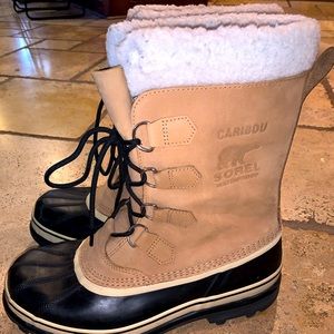 Sorel Men’s Caribou Waterproof Winter Boots size 10.